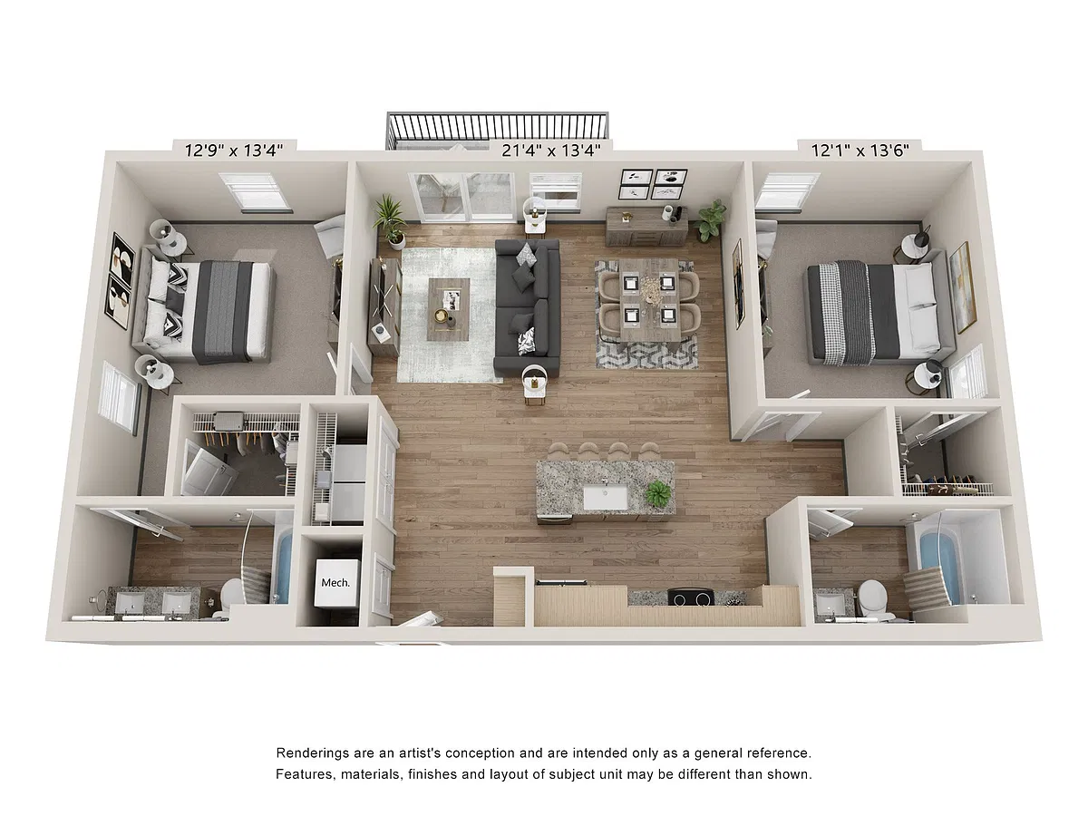 Floor plan B2