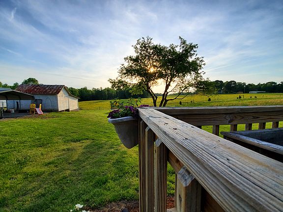 Sunset view from deck