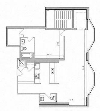 Floor plan CLOV - F1-1302