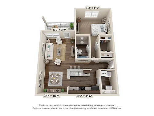 Floor plan Jackson