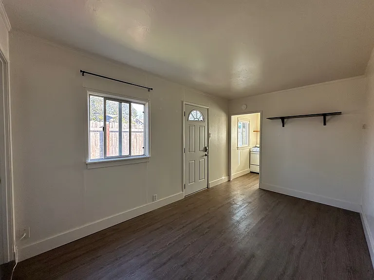 living room, looking towards entry door