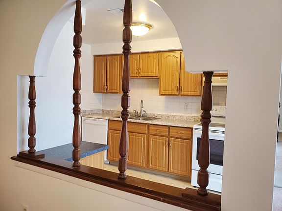 Kitchen view from living room.