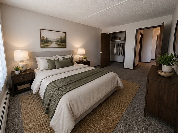 Staged Bedroom