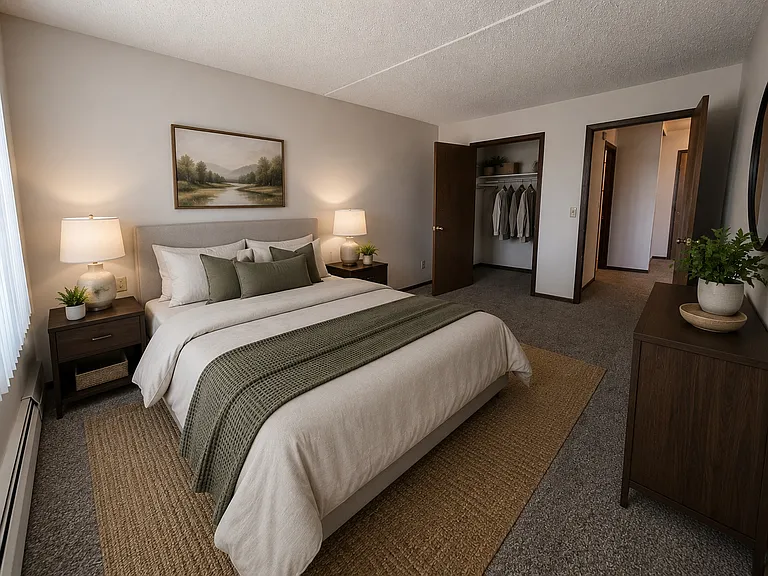 Staged Bedroom