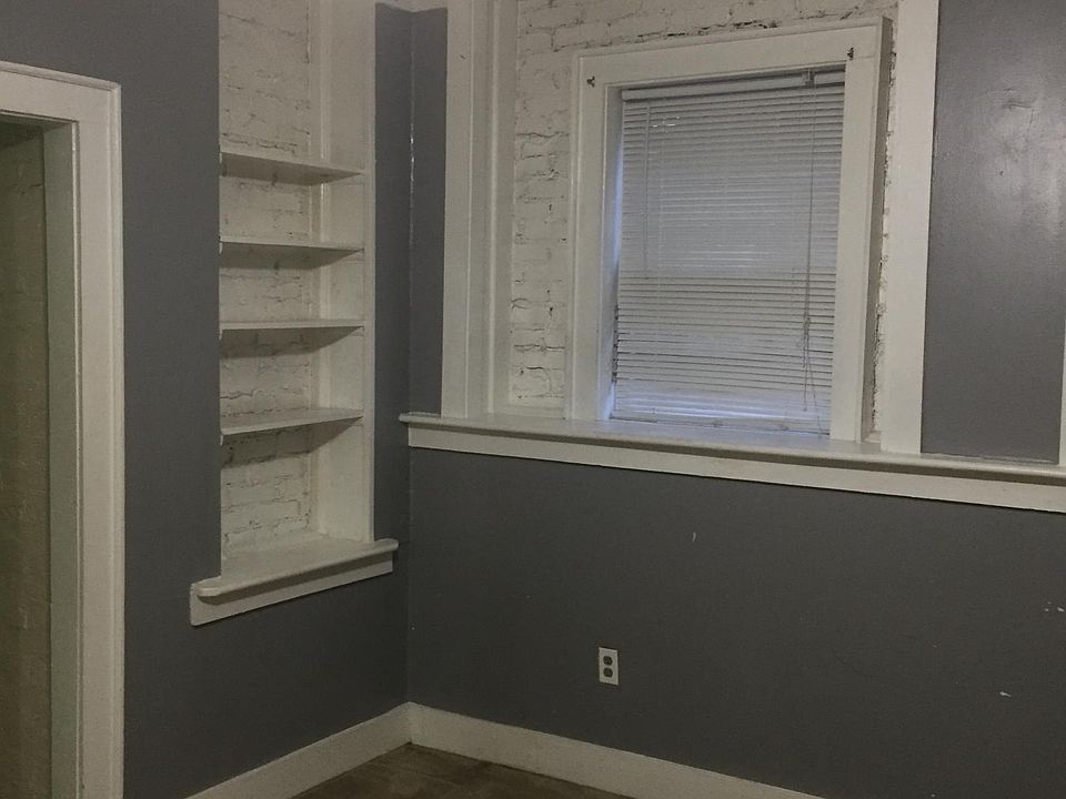 Built-in book shelves