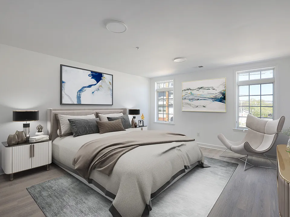 Virtually Staged Sample Bedroom