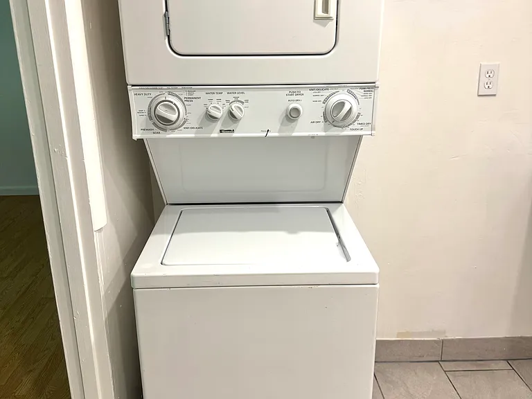 In-unit washer and dryer