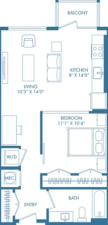 A3U | studio | 655 Sq Ft A3U | studio | 655 Sq Ft