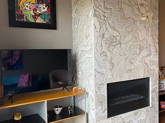 Living Area Fireplace