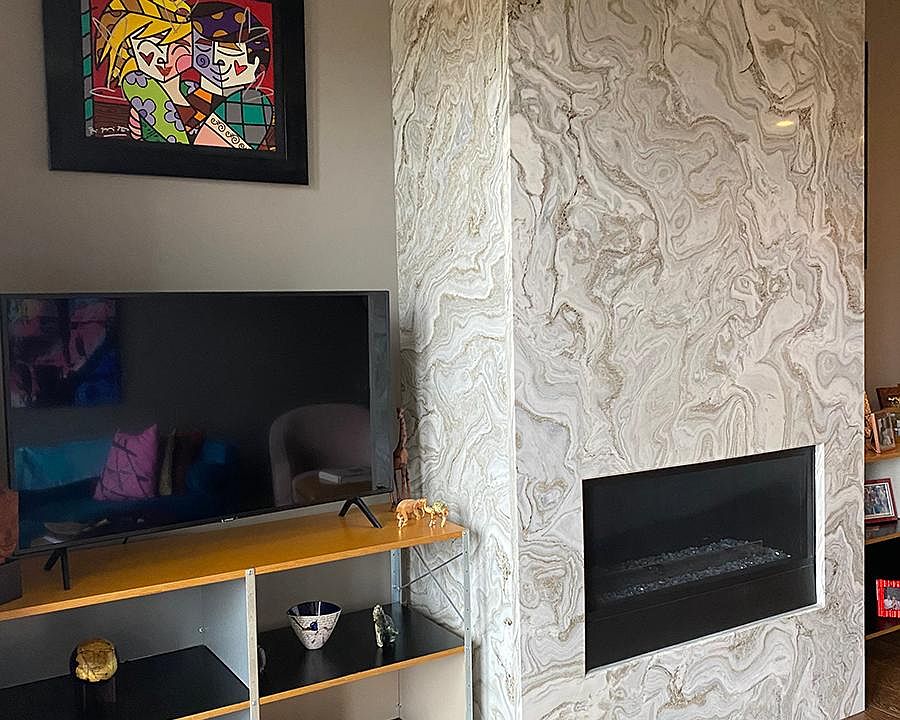 Living Area Fireplace