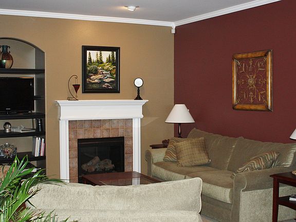 Custom paint in family room