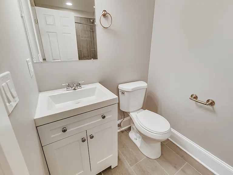 2 Bed 2 Bath Secondary Bathroom w/ Walk-In Shower