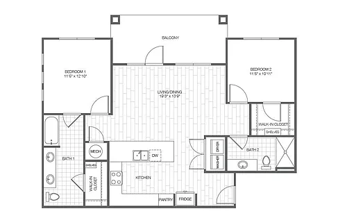 Floor plan B2-HC