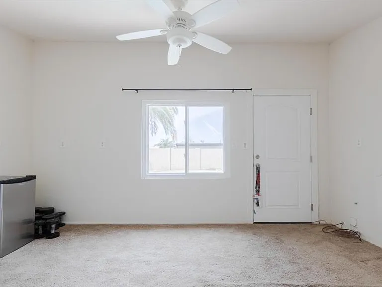 Interior of pool house