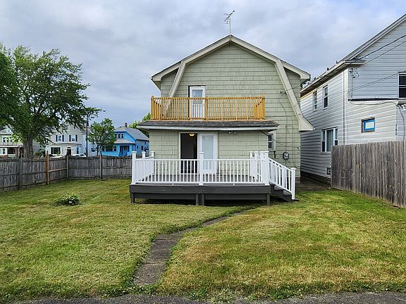 house backyard view from detached garage