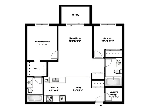 Floor plan Layout D