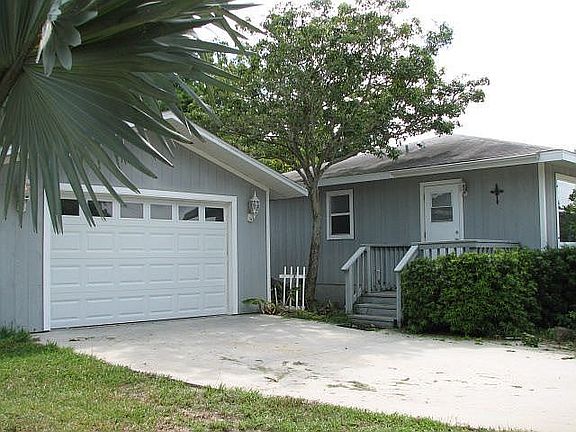 Garage and side door.