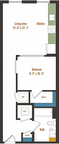 Floor plan JR 1B