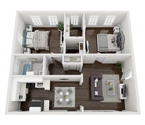 Floor plan B2-R
