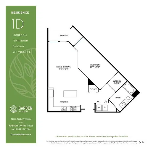 Floor plan 1D