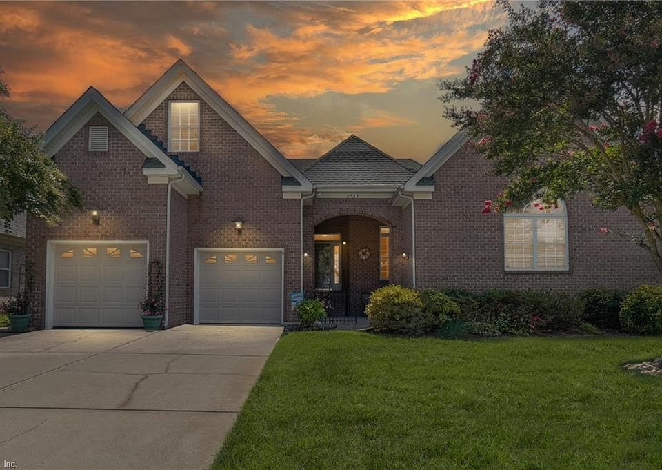 Beautifully landscaped front yard