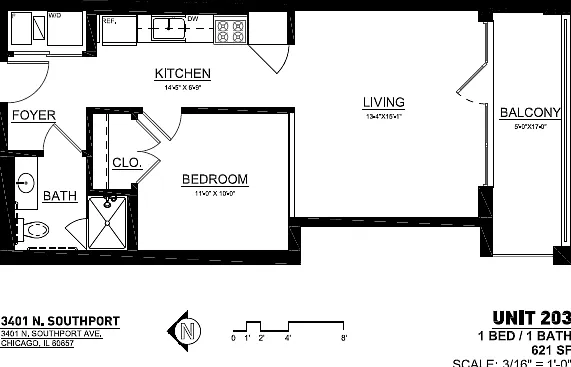 03 Tier - 1 bed 1 bath w/Balcony 03 Tier - 1 bed 1 bath w/Balcony