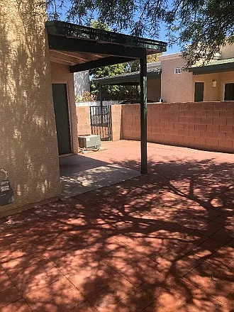 Rear patio