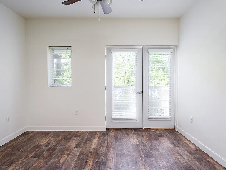 Boulder Floor Plan - Living Space and Balcony