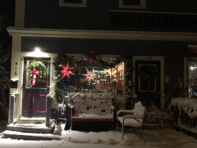 Scratch Baking Company, all dressed up for the holid