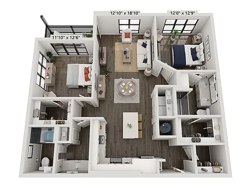 Floor plan B3