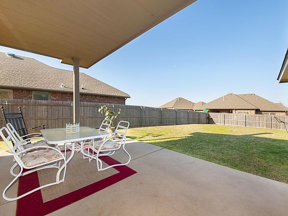 Back yard view from patio
