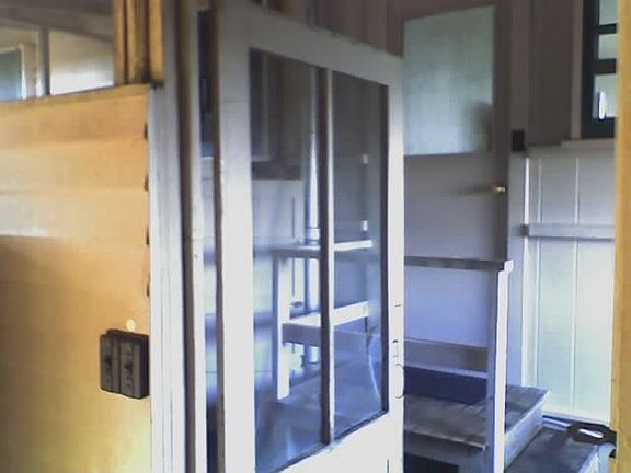 back porch and screen door