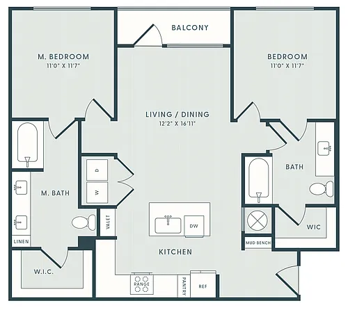 Floor plan B1