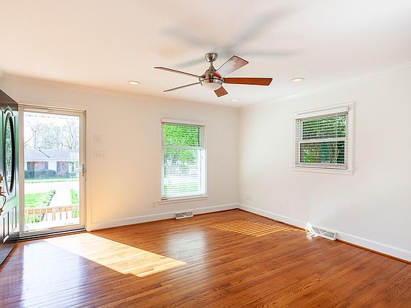 Living Room with Glass Screen Door