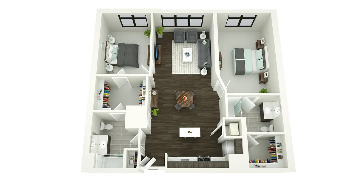 Floor plan B6TR