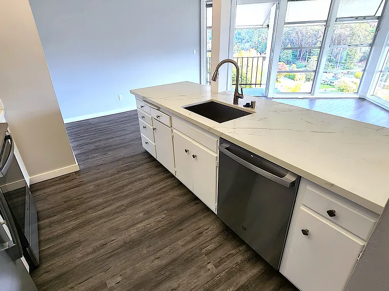 New stainless steel appliances