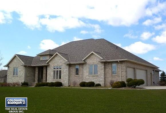 All brick & stone. Custom home