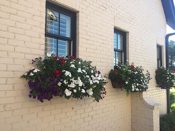 driveway-flower box addition