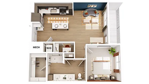 Floor plan A3-HC
