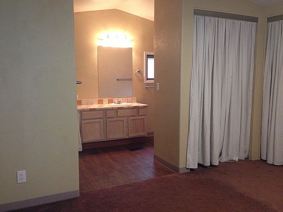 Master bed and bath entry