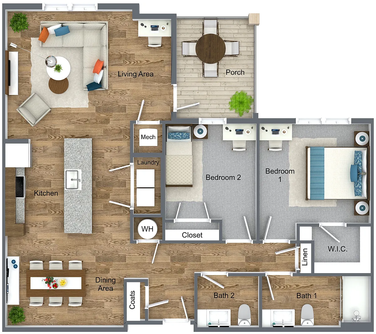Floor plan The Albemarle