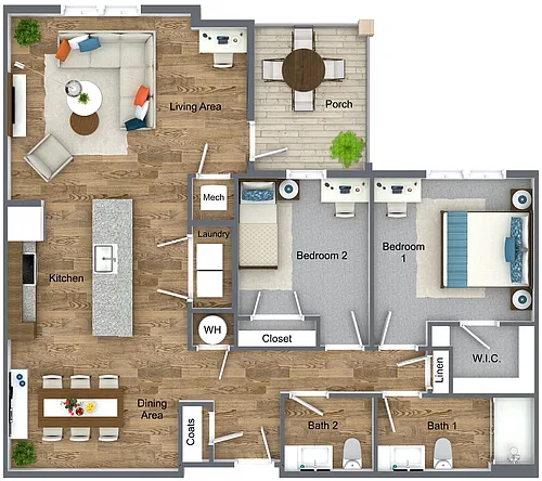 Floor plan The Albemarle