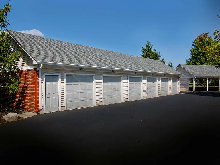 Private garages available