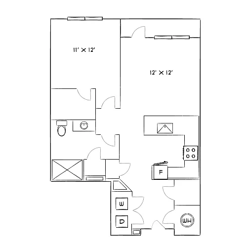 Floor plan Design 1C