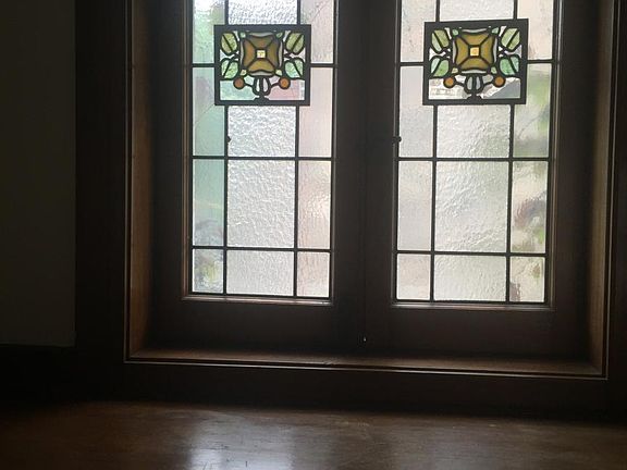 stained glass in living room