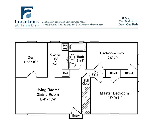 Floor plan The Chestnut