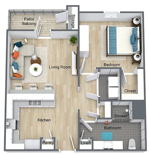 Floor plan Cambridge