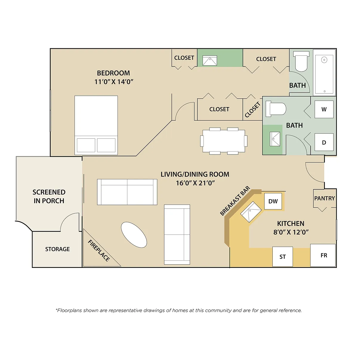 Floor plan Pinehurst Classic