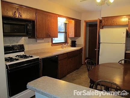 Kitchen includes appliances