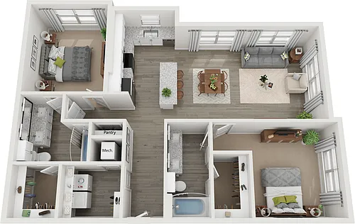 Floor plan B2